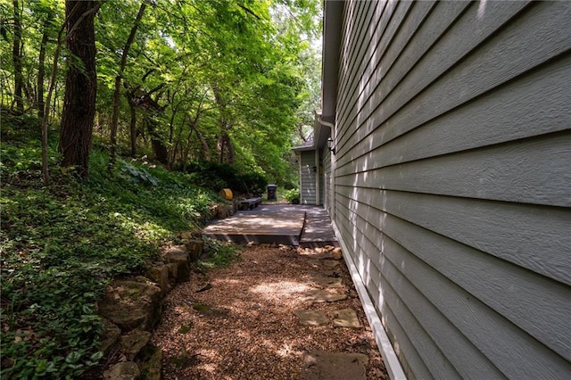 731 E 1100th Rd, Baldwin City, KS 66006 - view of home's exterior with a wooden deck