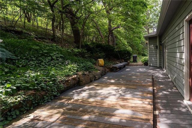 731 E 1100th Rd, Baldwin City, KS 66006 - view of wooden terrace