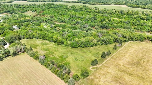 731 E 1100th Rd, Baldwin City, KS 66006 - overview of rural landscape