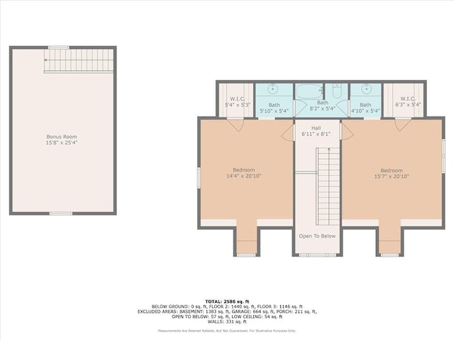 731 E 1100th Rd, Baldwin City, KS 66006 - view of property floor plan