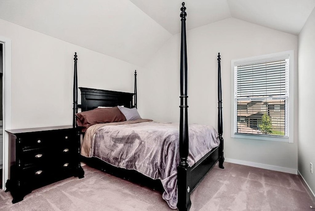 24322 W 58th Cir, Shawnee, KS 66226 - bedroom with carpet and vaulted ceiling