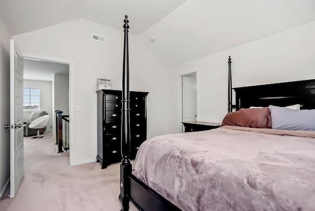 24322 W 58th Cir, Shawnee, KS 66226 - bedroom with lofted ceiling and light carpet