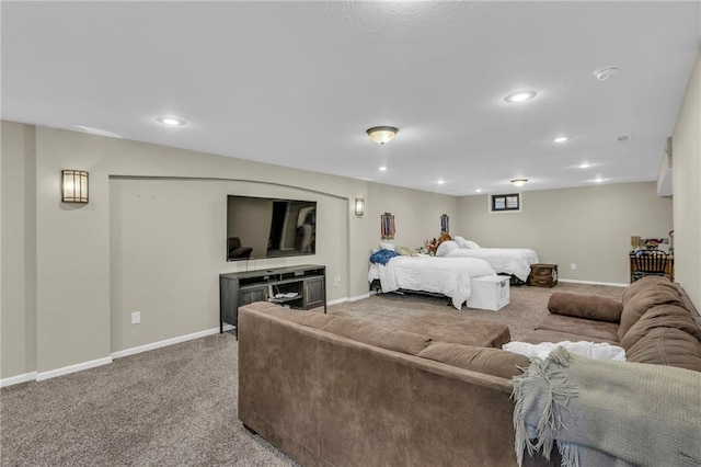 23968 Eagle Ct, Paola, KS 66071 - carpeted bedroom with baseboards and recessed lighting