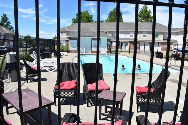1529 E 120th St, Olathe, KS 66061 - community pool featuring a patio