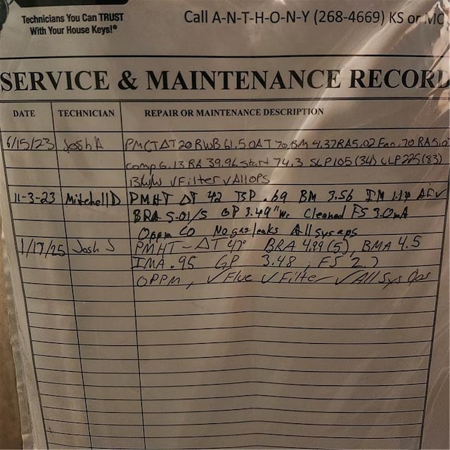 9318 Greenway Ln, Lenexa, KS 66215 - view of a document