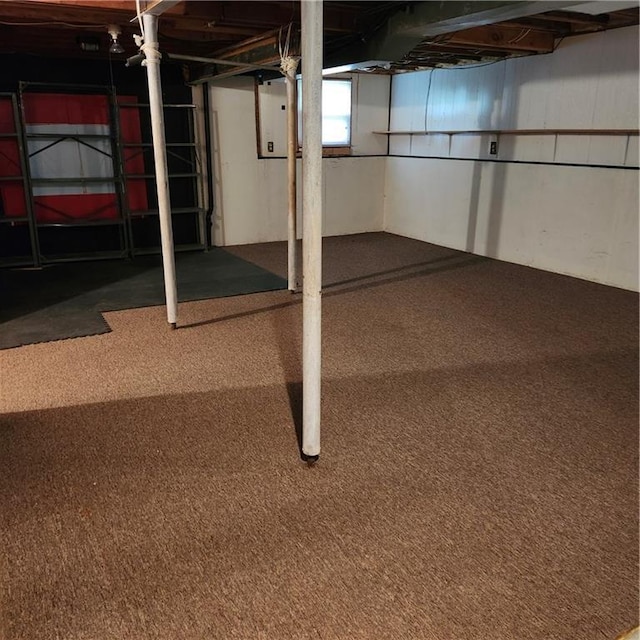 9318 Greenway Ln, Lenexa, KS 66215 - view of unfinished basement