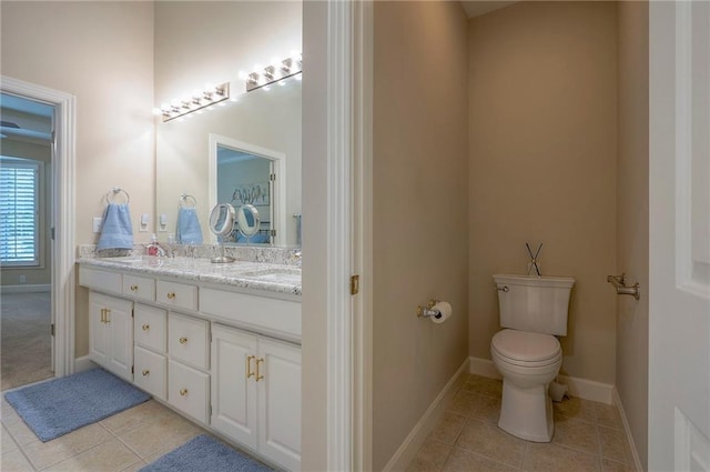 11514 W 143rd Ter, Olathe, KS 66062 - bathroom with tile patterned floors and double vanity