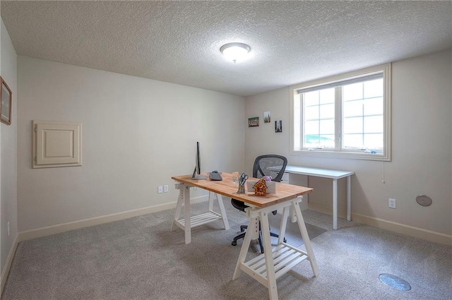 11514 W 143rd Ter, Olathe, KS 66062 - office space with a textured ceiling and light carpet