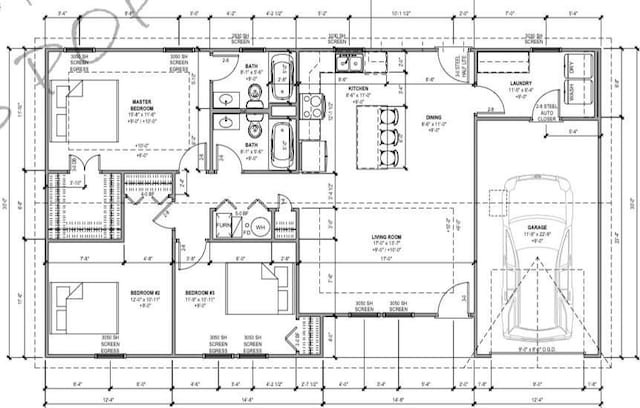 525 N Cedar St, Ottawa, KS 66067 - view of property floor plan