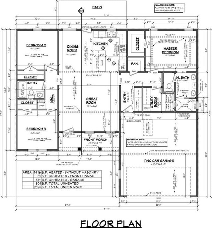 525 N Cedar St, Ottawa, KS 66067 - view of property floor plan