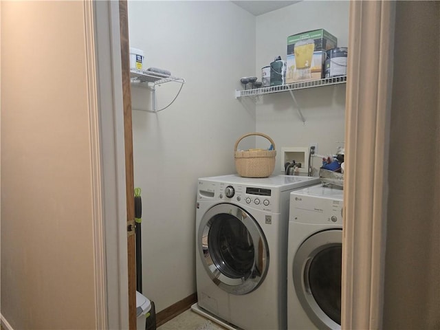 1720 SE Kenwood Dr, Blue Springs, MO 64014 - laundry room with separate washer and dryer
