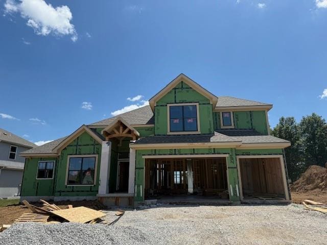 12301 W 184th St, Overland Park, KS 66013 - property under construction with a garage