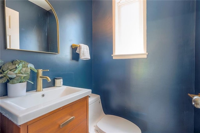 9730 State Line Rd, Leawood, KS 66206 - half bath with toilet and vanity