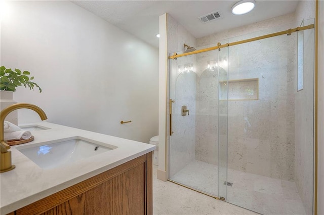 9730 State Line Rd, Leawood, KS 66206 - full bath with a shower stall and vanity
