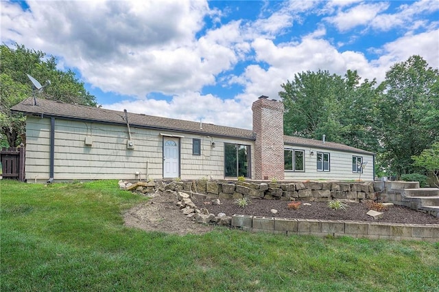 9730 State Line Rd, Leawood, KS 66206 - back of property featuring a chimney