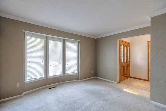 11512 Hadley St, Overland Park, KS 66210 - empty room with crown molding and carpet floors