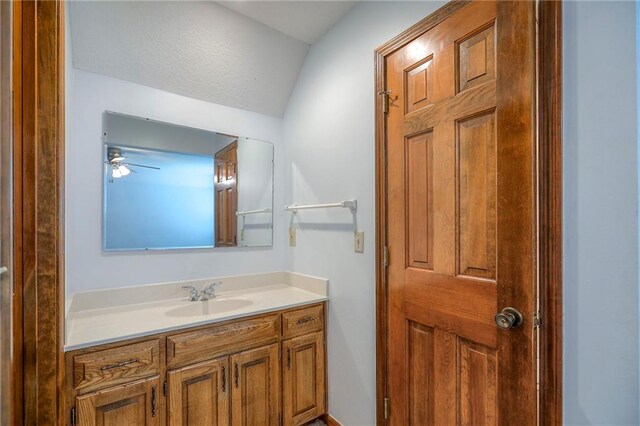 11512 Hadley St, Overland Park, KS 66210 - bathroom featuring vanity and a ceiling fan