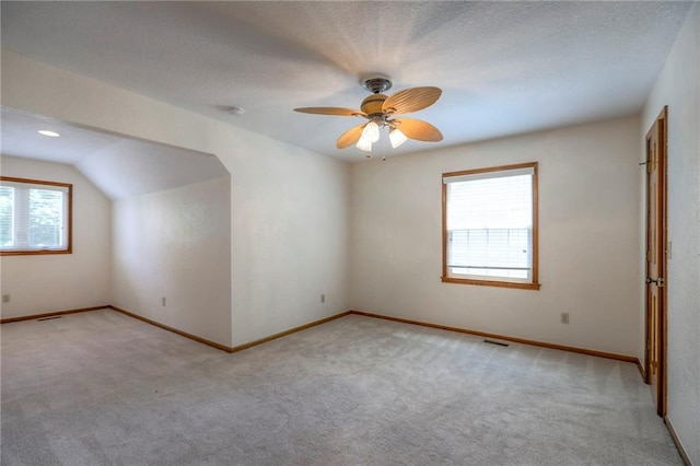11512 Hadley St, Overland Park, KS 66210 - additional living space featuring light colored carpet and a ceiling fan
