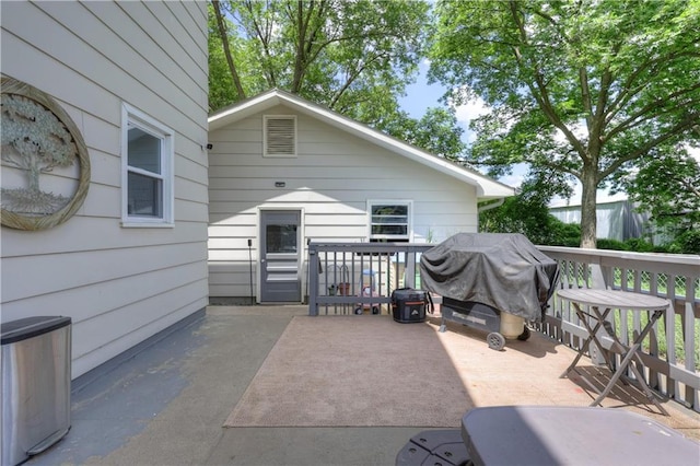 2509 E 4th St, Pittsburg, KS 66762 - view of patio featuring area for grilling and a deck