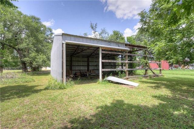 2509 E 4th St, Pittsburg, KS 66762 - view of pole building with a lawn