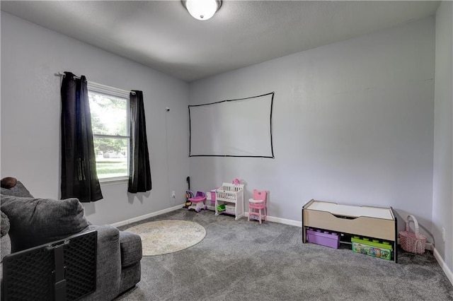 2509 E 4th St, Pittsburg, KS 66762 - home theater featuring carpet floors and baseboards