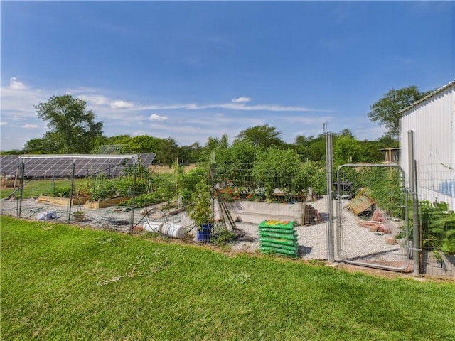 529 SE Dd Hwy, Warrensburg, MO 64093 - view of green lawn with a vegetable garden