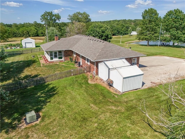 529 SE Dd Hwy, Warrensburg, MO 64093 - view from above of property featuring a large body of water