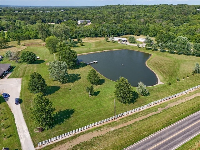 529 SE Dd Hwy, Warrensburg, MO 64093 - drone / aerial view of a large body of water and a forest