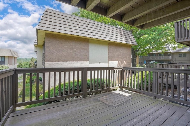 462 W 104th St Unit A, Kansas City, MO 64114 - view of wooden deck