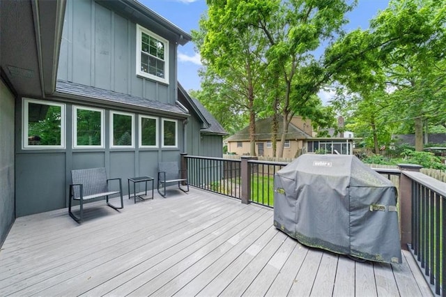6710 Broadmoor St, Overland Park, KS 66204 - deck featuring grilling area