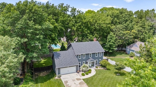 6710 Broadmoor St, Overland Park, KS 66204 - aerial view of property and surrounding area