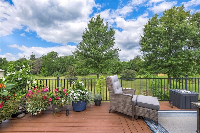 23708 S Southcrest Dr, Peculiar, MO 64078 - view of wooden deck