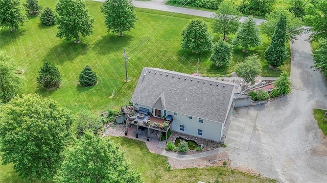 23708 S Southcrest Dr, Peculiar, MO 64078 - view from above of property