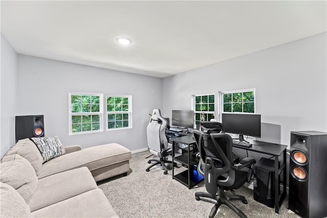 5510 Lafayette Ave, Kansas City, KS 66104 - office area featuring carpet flooring and baseboards