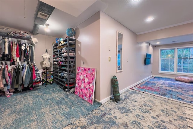 13009 Fontana St, Leawood, KS 66209 - walk in closet with carpet floors