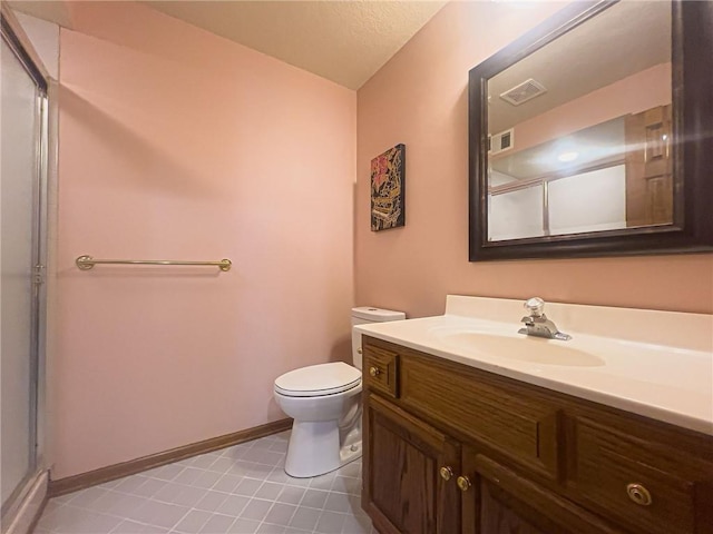 13009 Fontana St, Leawood, KS 66209 - full bathroom with vanity and an enclosed shower