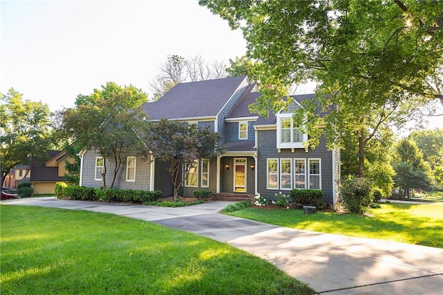 13009 Fontana St, Leawood, KS 66209 - view of front of house featuring a front lawn