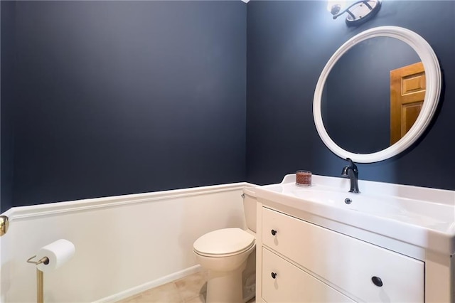 13009 Fontana St, Leawood, KS 66209 - bathroom featuring vanity and tile patterned flooring