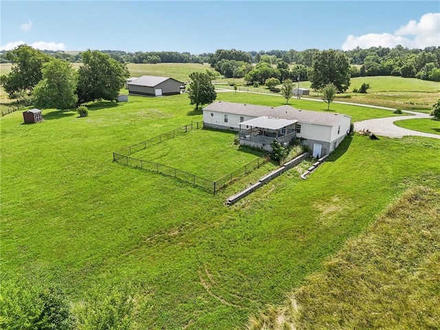 507 NW 165th Rd, Centerview, MO 64019 - aerial view of sparsely populated area