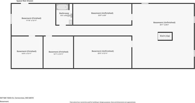 507 NW 165th Rd, Centerview, MO 64019 - view of room layout