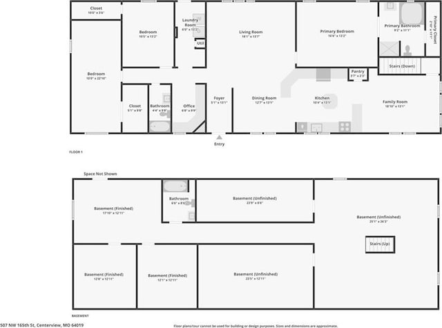 507 NW 165th Rd, Centerview, MO 64019 - view of room layout