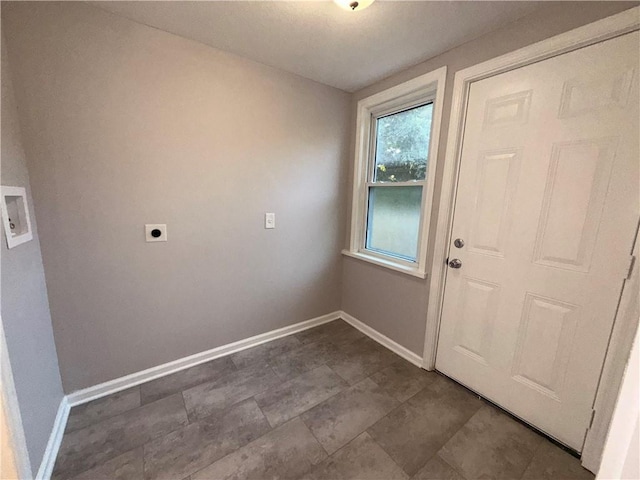 1114 N Liberty St, Independence, MO 64050 - laundry area with hookup for an electric dryer and hookup for a washing machine