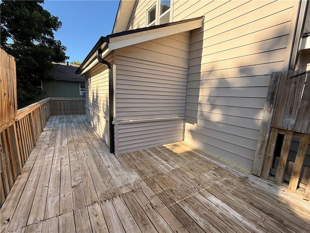 1114 N Liberty St, Independence, MO 64050 - view of wooden terrace