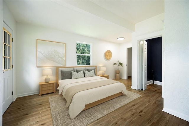 3808 Anderson Ave, Kansas City, MO 64123 - bedroom with wood finished floors and baseboards