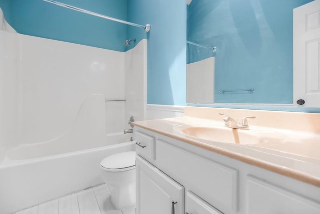 1401 NE Weddle Ln, Lees Summit, MO 64086 - full bathroom with vanity, bathtub / shower combination, and tile patterned flooring