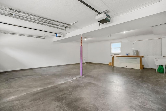 1401 NE Weddle Ln, Lees Summit, MO 64086 - garage with a garage door opener