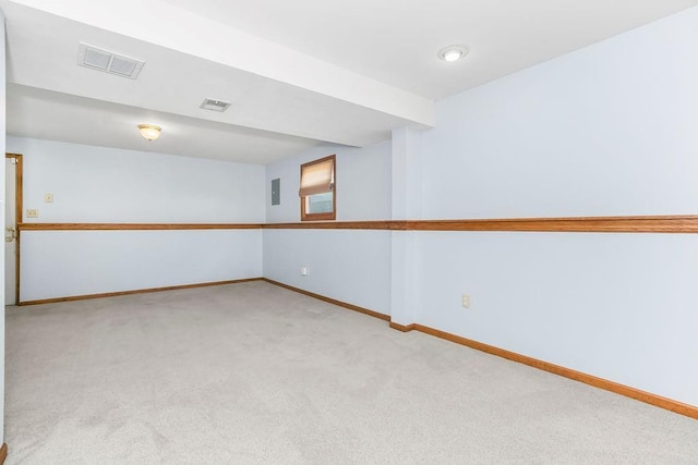 1401 NE Weddle Ln, Lees Summit, MO 64086 - empty room featuring light carpet and baseboards