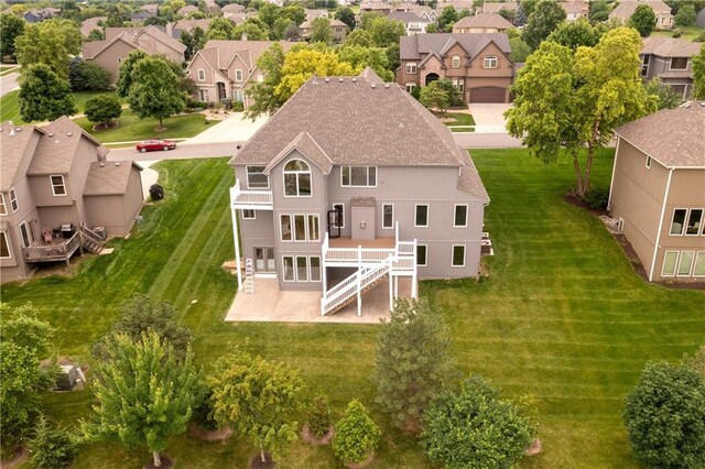 24108 W 67th Ter, Shawnee, KS 66226 - aerial perspective of suburban area