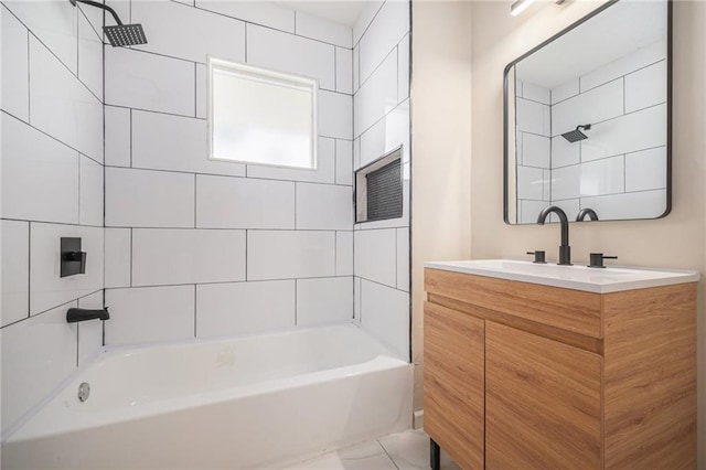 4036 Benton Blvd, Kansas City, MO 64130 - full bath featuring vanity and washtub / shower combination