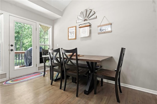 109 NW Whitlock Dr, Lees Summit, MO 64081 - dining space with wood finished floors and baseboards
